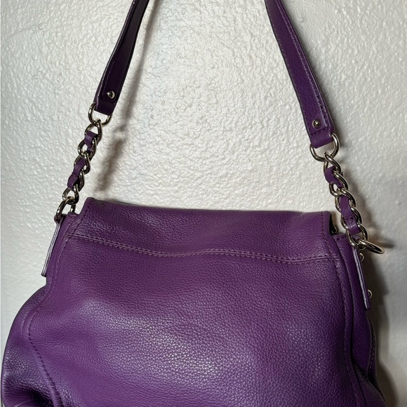 Kate Spade Purple Leather Shoulder Bag - Picture 3 of 9